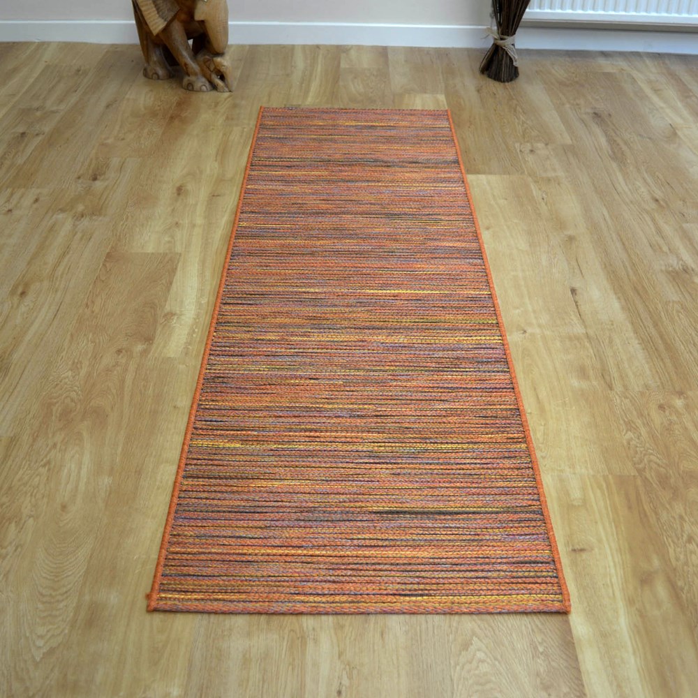 Brighton Hallway Runner 98122 8000 in Orange